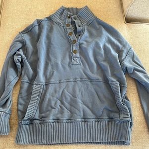 Aerie Women’s Mock Neck Muslin Sweatshirt